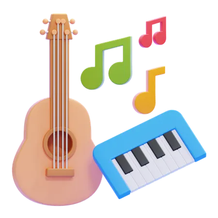 Instrumento musical  3D Icon