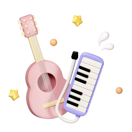 Instrumento musical  3D Icon