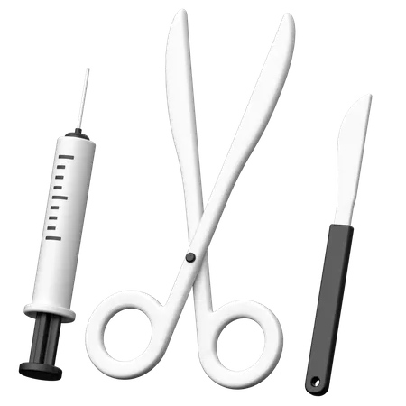Instruments chirurgicaux  3D Icon