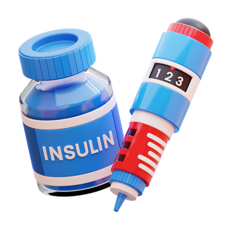 Insulin  3D Icon