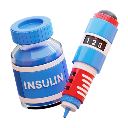 Insulin  3D Icon