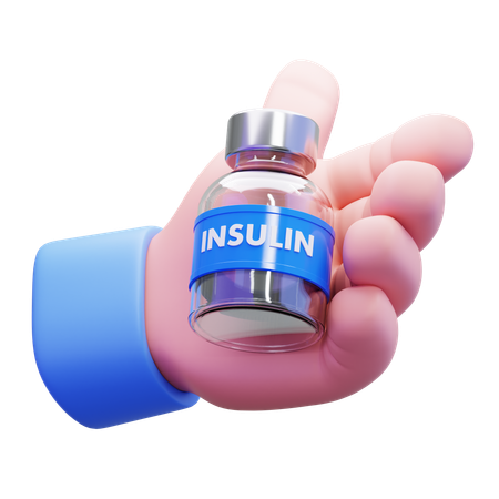 Insulin Hand  3D Icon