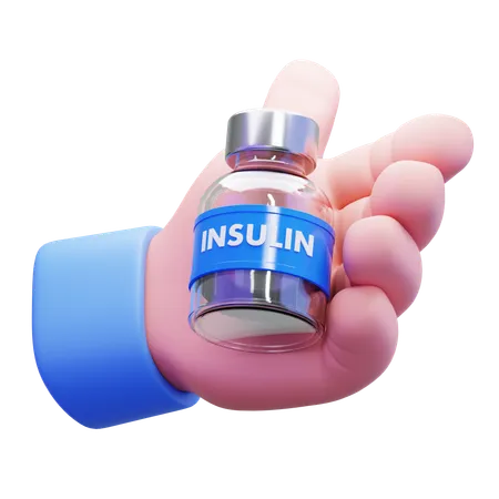 Insulin Hand  3D Icon