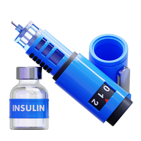 Insulin-Pen  3D Icon