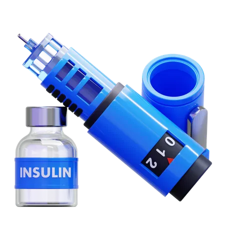 Insulin-Pen  3D Icon