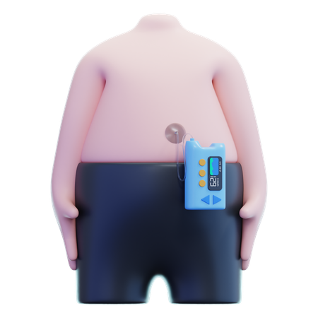 Insulin Pump Body  3D Icon