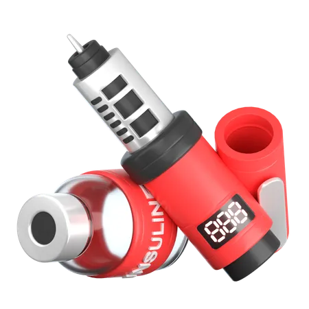 Insulin Syringe  3D Icon