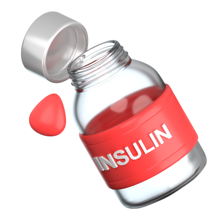 Insulintropfen  3D Icon