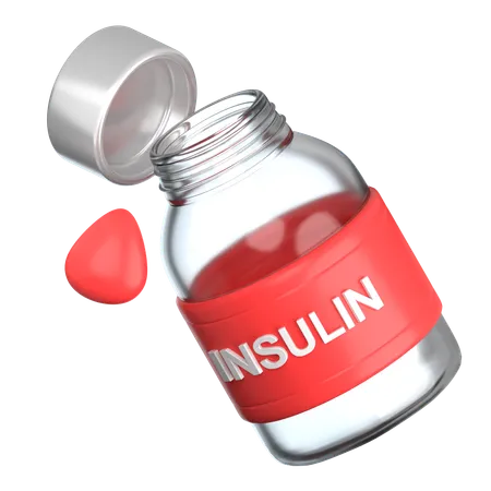 Insulintropfen  3D Icon