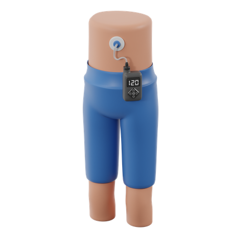 Insulinpumpen-Steuerung  3D Icon