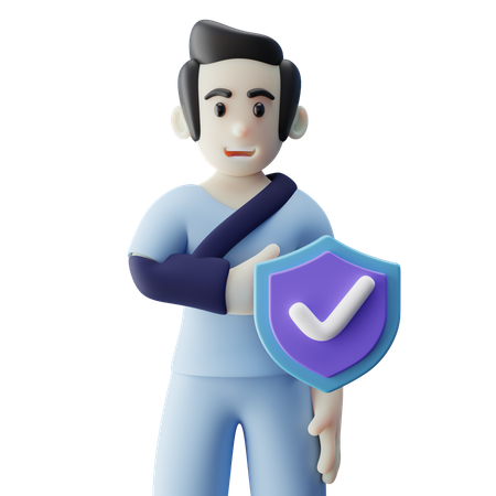 Insurance Accident Coverage  3D Icon