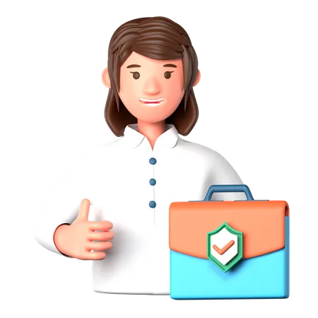 Insurance Agent  3D Icon