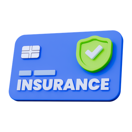 Insurance Card  3D Icon