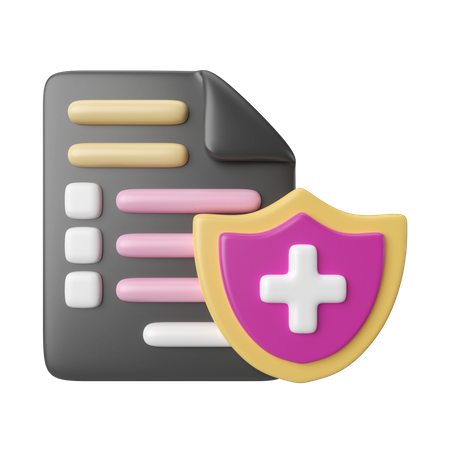 Insurance File  3D Icon