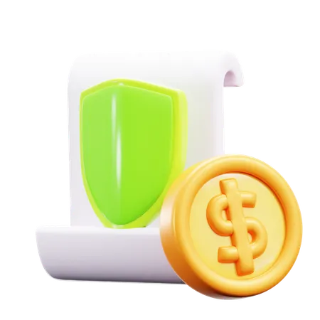 Insurance invesment'  3D Icon