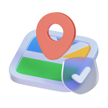 Insurance Location  3D Icon