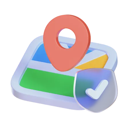 Insurance Location  3D Icon