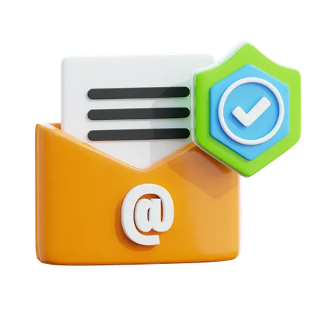 Insurance Mail  3D Icon