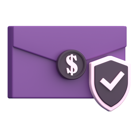 Insurance Mail  3D Icon