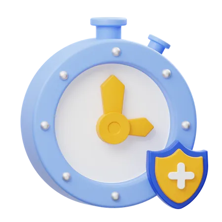 Insurance Period Time  3D Icon