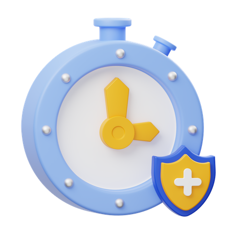 Insurance Period Time  3D Icon