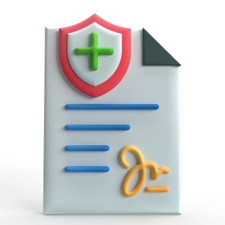 Insurance Policy  3D Icon