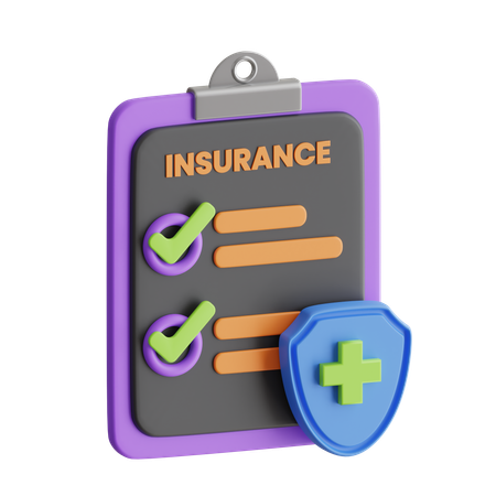 Insurance Policy  3D Icon