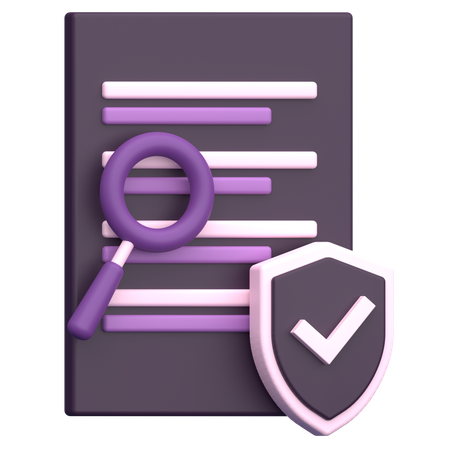 Insurance Policy  3D Icon