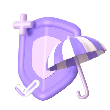 Insurance Protection  3D Icon
