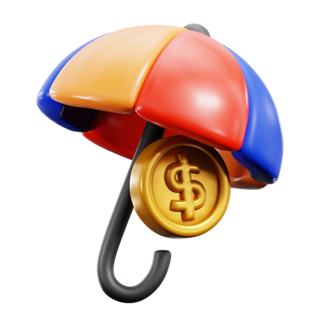 Insurance Umbrella  3D Icon