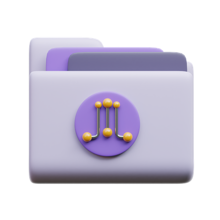 Integração de pastas  3D Icon