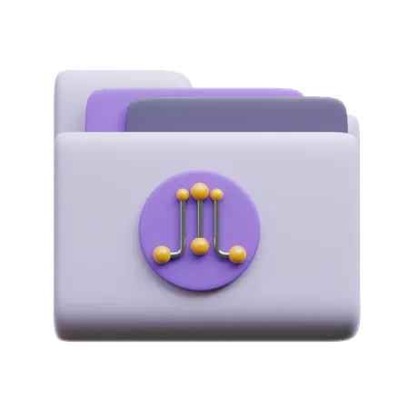 Integração de pastas  3D Icon