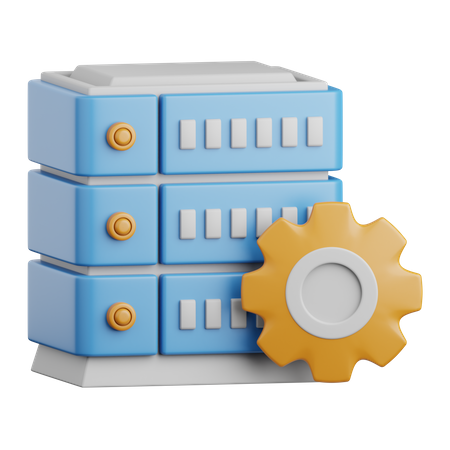 Integración de datos  3D Icon