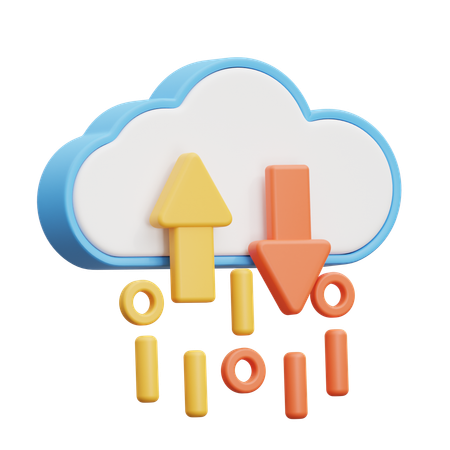 Integración en la nube  3D Icon