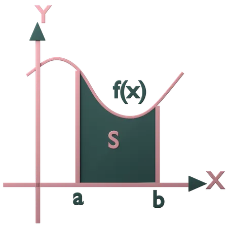 Integral  3D Icon