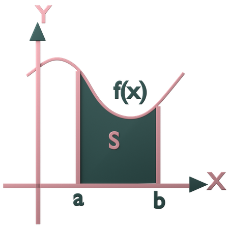 Integral  3D Icon