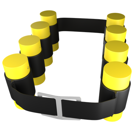 Integrated Weights  3D Icon