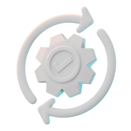 Integration  3D Icon