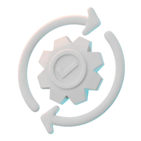 Integration  3D Icon