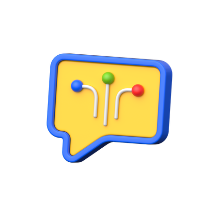 Integration Chat  3D Icon