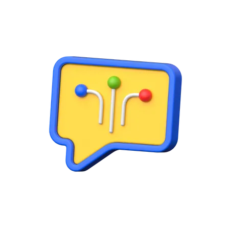 Integration Chat  3D Icon