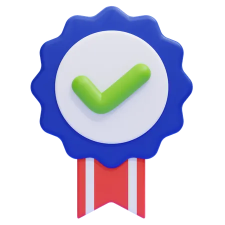 Integritätsabzeichen  3D Icon