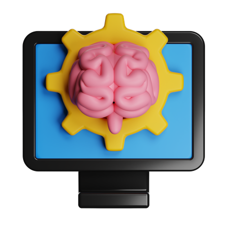 Inteligência artificial  3D Icon