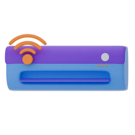 Ar condicionado inteligente  3D Icon