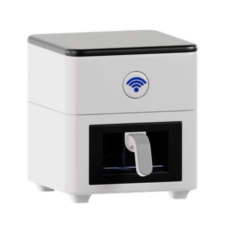 Intelligente Heißluftfritteuse  3D Icon