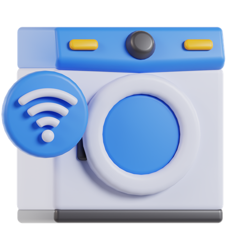 Intelligente Waschmaschine  3D Icon