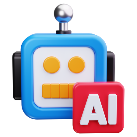 Intelligenter Assistent  3D Icon