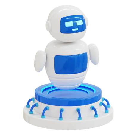 Intelligenter Roboter  3D Icon