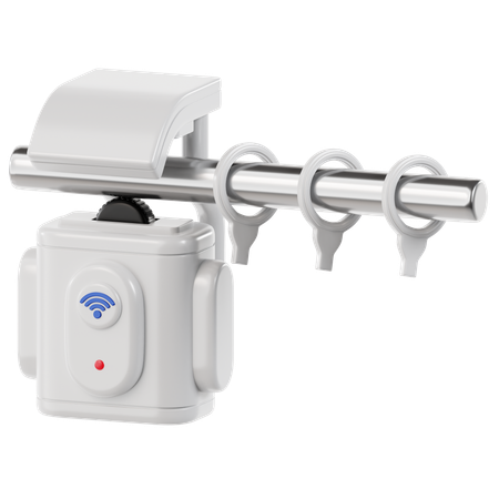 Intelligenter Vorhang  3D Icon