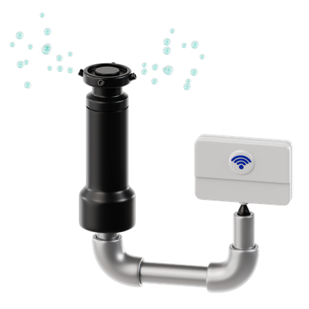 Intelligentes Bewässerungssystem  3D Icon